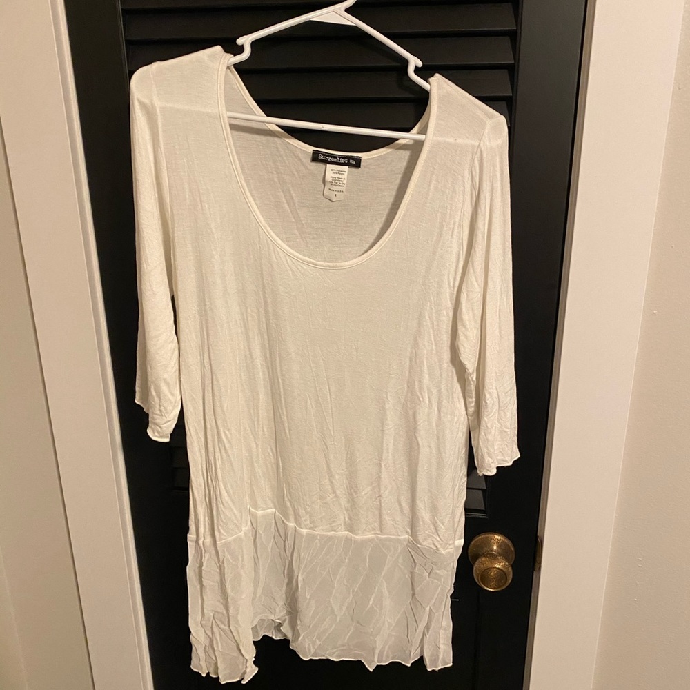 Flowy loose fitting blouse
